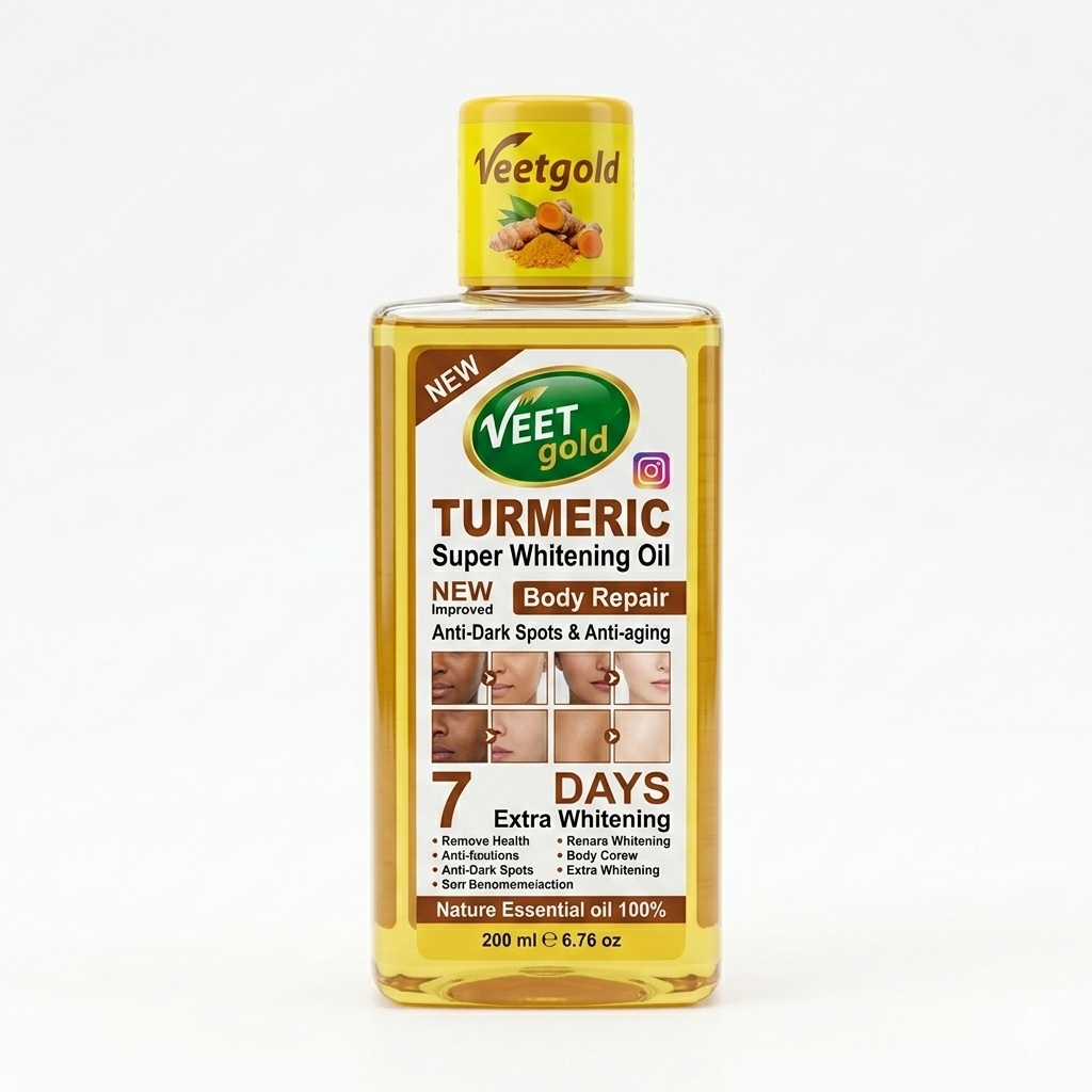 Veet gold tumeric oil