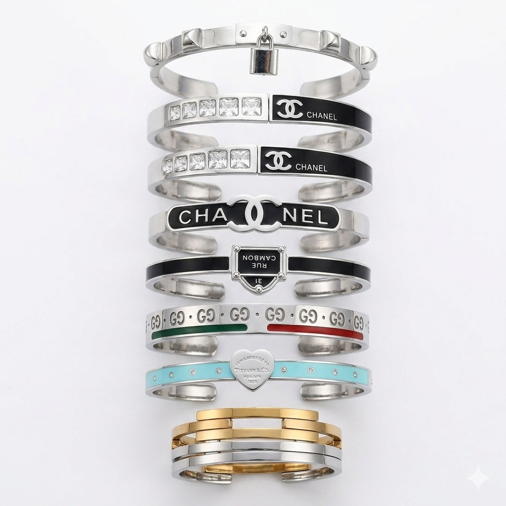 Designer-Inspired Luxury Bangle Collection Product Overview