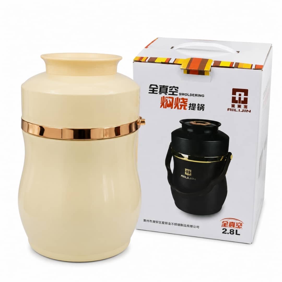 AILIJIN 2.8L Full Vacuum Smoldering Pot / Thermal Cooking Pot