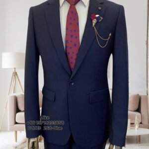 Men’s Classic Formal Suit Set – 4-Piece Suit with Shirt & Tie