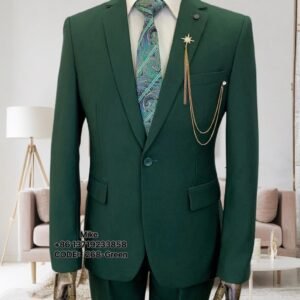 Men’s Classic Formal Suit Set – 4-Piece Suit with Shirt & Tie