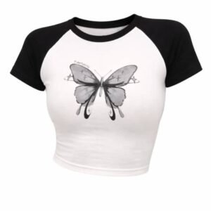 Butterfly Raglan Top