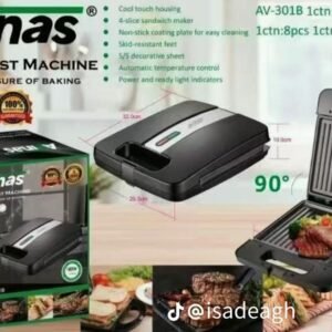 Avinas Steak Roast Machine / Sandwich Grill AV-301B