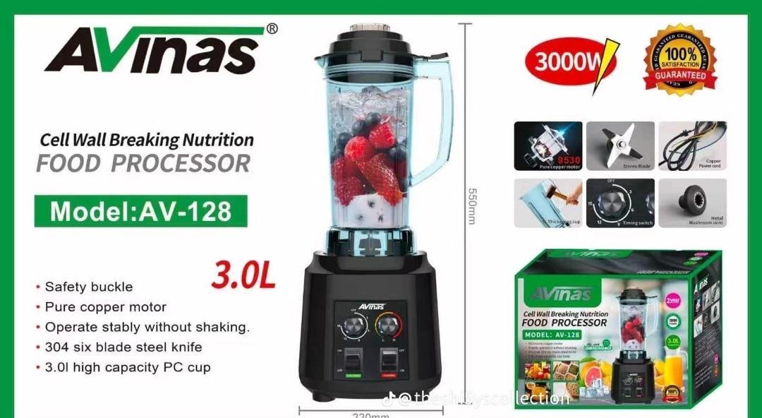 Avinas Food Processor Blender AV-128