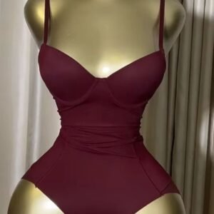 Padded Underwire Tummy Control Shapewear Bodysuit
